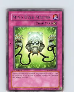 Yu-Gi-Oh TCG Mind Over Matter TDGS-EN073 1st Edition Regular Rare Card Played LP - Image 1