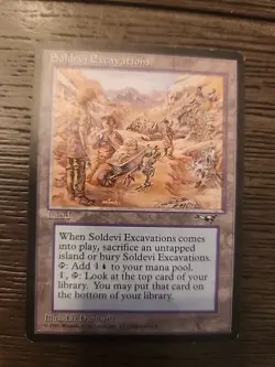 Soldevi Excavations Alliances Magic The Gathering MTG Card - Image 1