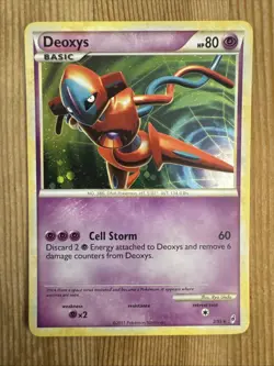 Pokemon TCG Cards Deoxys 2/95 Call of Legends Holo Rare NM - Image 1