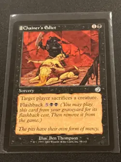 Torment Chainer's Edict MTG Magic the Gathering NM - Image 1