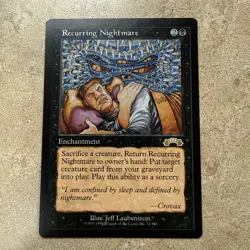 MTG Recurring Nightmare Exodus English Rare Reserved Magic the Gathering - Image 1