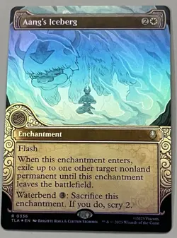 MTG Avatar: TLA Aang’s Iceberg Enchantment RARE FOIL #0336 - Image 1