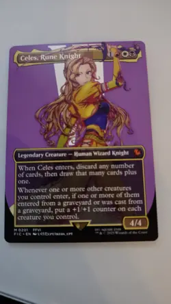 Celes, Rune Knight (Borderless) Commander: Final Fantasy Regular - Image 1