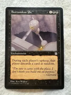 MTG - Bottomless Pit - Stronghold - LP - Uncommon - English - Regular - Image 1