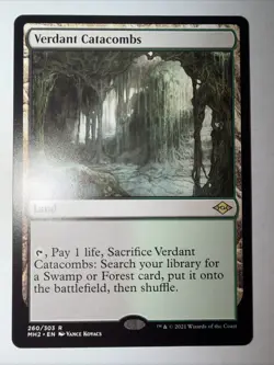 [1x] Verdant Catacombs Near Mint, English Modern Horizons 2 MTG Magic - Image 2