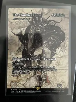 The Cloudsea Djinn - Nyxbloom Ancient (Showcase) Final Fantasy NM/M 0016 - Image 1