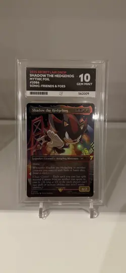 ACE 10 MTG Rainbow Foil Secret Lair Shadow The Hedgehog 2086 Mythic - Image 1