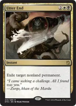 1x Utter End - Foil NM-Mint, English Khans of Tarkir MTG Magic - Image 1
