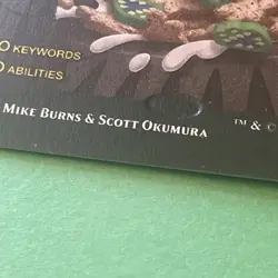 Yargle, Glutton of Urborg Mtg Misprint Stamp Error Over Stamped Back - Image 2