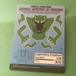 Yargle, Glutton of Urborg Mtg Misprint Stamp Error Over Stamped Back - Image 5