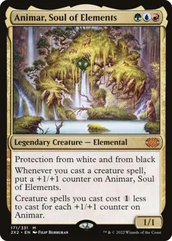 Animar, Soul of Elements NM/PACK-FRESH Double Masters 2022 *Slye's Magic Shoppe* - Image 1