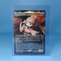 MTG Commander Final Fantasy Tataru Taru (Borderless) (Chocobo Track Foil) NM - Image 1