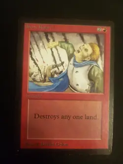 BETA Stone Rain, Inked, Premodern Magic Mtg Karten Sammlung - Image 1