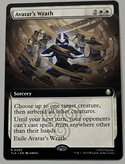 MTG Avatar: TLA Avatar’s Wrath Sorcery RARE REGULAR #0365 - Image 1