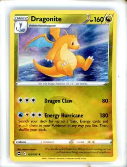 Dragonite SWSH SILVER TEMPEST 131/195 RARE HOLO Pokemon TCG - Image 3