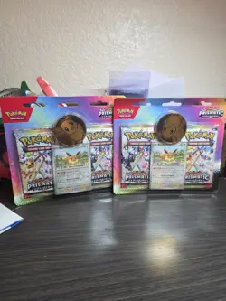 Pokemon TCG Scarlet & Violet - Prismatic Evolutions 2-pack Blister - Eevee x2 - Image 1