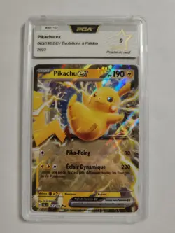 Carte Pokemon - Pikachu EX 063/193 - Evolutions a Paldea EV02 PCA 9 - Image 1