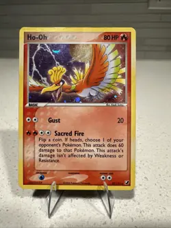Pokemon TCG Ho-Oh 27/115 EX Unseen Forces Holo Rare LP Condition - Image 1