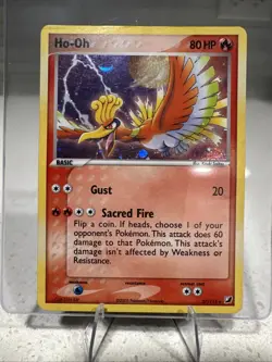 Pokemon TCG Ho-Oh 27/115 EX Unseen Forces Holo Rare LP Condition - Image 2
