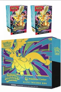 Ascended Heroes 1 Pokemon Center ETB + 2 Booster Bundle ✅CONFIRMED PRESALE✅ - Image 1