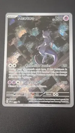 2023 Pokemon TCG Mewtwo SVP 052 Scarlet Violet 151 Black Star Promo Full Art - Image 1