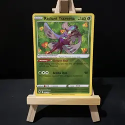 Pokemon TCG Radiant Tsareena Silver Tempest 016/195 Holo Radiant Rare - Image 1