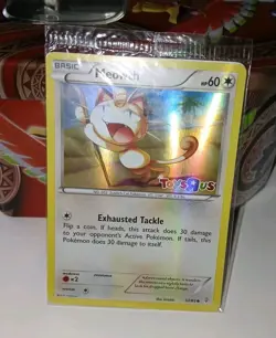 2016 MEOWTH Holo - 53/83 Toys R US Factory Sealed Stamped Promo Pokemon NM 🌟 - Image 1