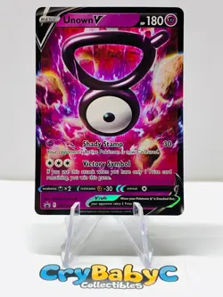 Pokemon Unown V SWSH300 Sword & Shield BLACK STAR PROMO - Image 1