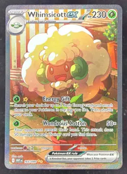 2025 Pokemon SV White Flare EN #165/086 Whimsicott ex Special Illustration Rare - Image 1