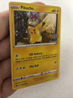 Pikachu SWSH234 Cosmos Holo Promo SWSH Black Star Pokemon Birthday Gift - Image 5