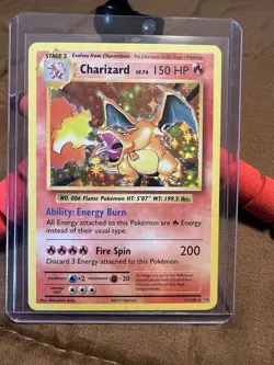 Charizard 11/108 Holo Rare XY Evolutions 2016 Pokemon TCG - Iconic Artwork - Image 1