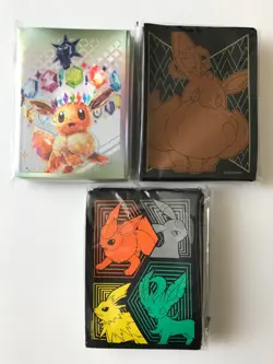 Eevee Prismatic Evolutions + Evolving Skies + Shining Fates Sleeves Pokemon ETB - Image 1
