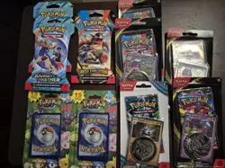 Pokemon Sealed Booster Packs + Holos Rares Commons Lot Of 75 - Image 1