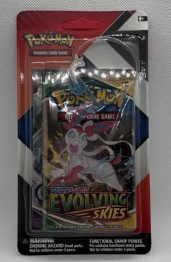 Pokemon TCG Evolving Skies/ Chilling Reign 2-pack Blister with Pin - Image 1