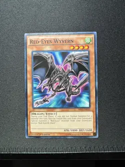 Yugioh Red-Eyes Wyvern SR02-EN010 Common 1st Edition NM - Image 4