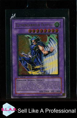 ELEMENTARHELD TEMPEST KONAMI YU-GI-OH! EEN-DE034 GERMAN EEN 1. AUFLAGE - Image 1