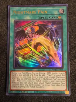 x1 Nightmare Pain - MP25-EN165 - Ultra Rare - 1st Edition Yu-Gi-Oh! M/NM - Image 1