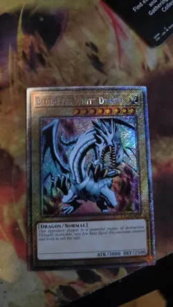 Blue-Eyes White Dragon (Platinum Secret Rare) RA03-EN079 Quarter Century Bonanza - Image 1