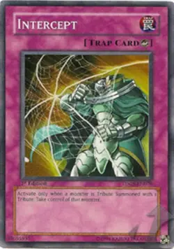 Yugioh! Intercept - TDGS-EN076 - Super Rare - 1st Edition Near Mint, English - Image 1