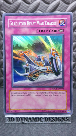 | Yugioh Gladiator Beast War Chariot TDGS-EN074 Super The Duelist Genesis LP | - Image 1