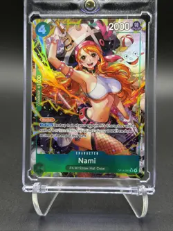 IN HAND! English One Piece CCG Nami Alt Art OP14-031 The Azure Sea's Seven NM - Image 1