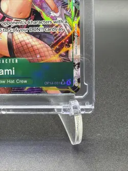 IN HAND! English One Piece CCG Nami Alt Art OP14-031 The Azure Sea's Seven NM - Image 4