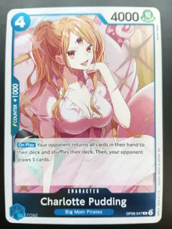 Charlotte Pudding OP06-047 One Piece Wings of the Captain Foil NM/M - Image 1