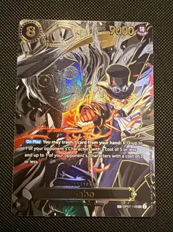 One Piece TCG OP13 Carrying On His Will Sabo OP07-118 SP SEC Secret Rare - Image 1
