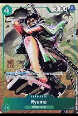 Ryuma P-072 Best Selection Vol. 3 English (Stamped) - One Piece Alt Art - NM - Image 1