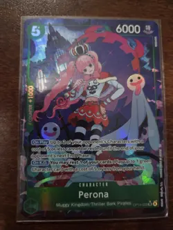 One Piece TCG OP14-033 Perona Alt Art OP14 The Azure Sea's Seven NM ENGLISH - Image 1