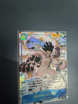 2025 ONE PIECE OP11-118 MONKEY D LUFFY MANGA ALT ART English - Image 3