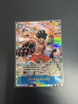2025 ONE PIECE OP11-118 MONKEY D LUFFY MANGA ALT ART English - Image 4