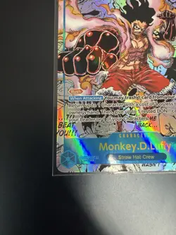 2025 ONE PIECE OP11-118 MONKEY D LUFFY MANGA ALT ART English - Image 5