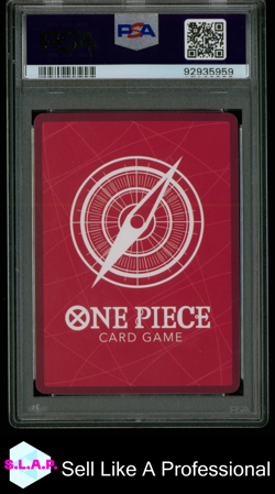 UTA ONE PIECE #001 2024 OP06 FOIL ALT-ART LEADER ENGLISCH PSA 10 - Image 2